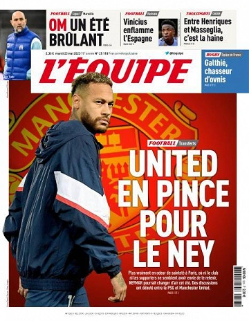 Jaquette de lequipe_230523