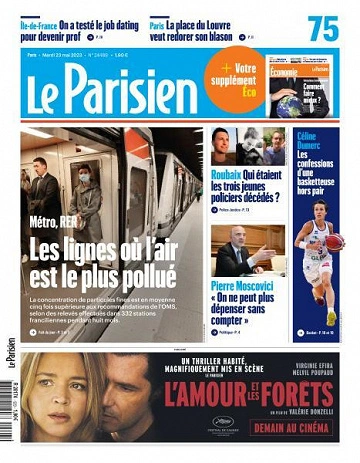 Jaquette de Le Parisien - 23 Mai 2023