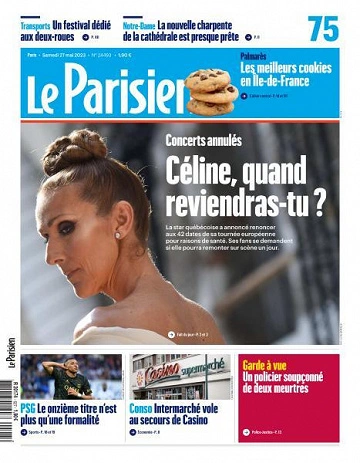 Jaquette de Le Parisien - 27 Mai 2023