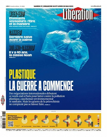 Jaquette de Libération du 27 Mai 2023