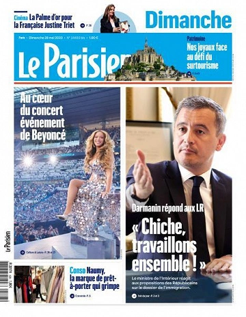 Jaquette de Le Parisien - 28 Mai 2023
