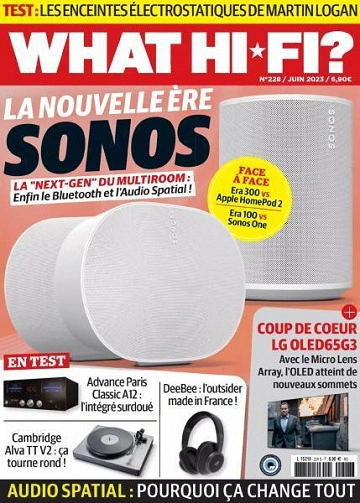 Jaquette de What Hi-Fi France - Juin 2023