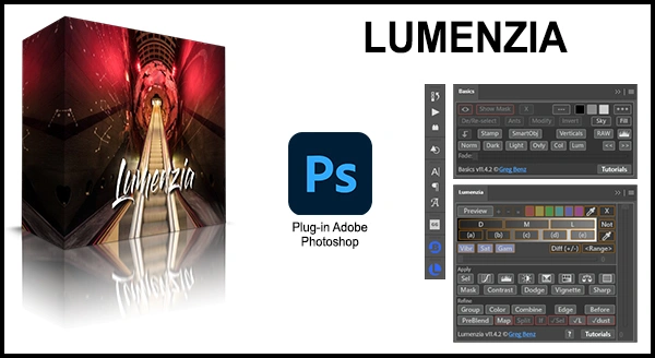 Jaquette de Lumenzia v11.4.2 Plugins Adobe PS