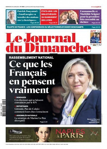 Jaquette de Le Journal du Dimanche 18 Juin 2023