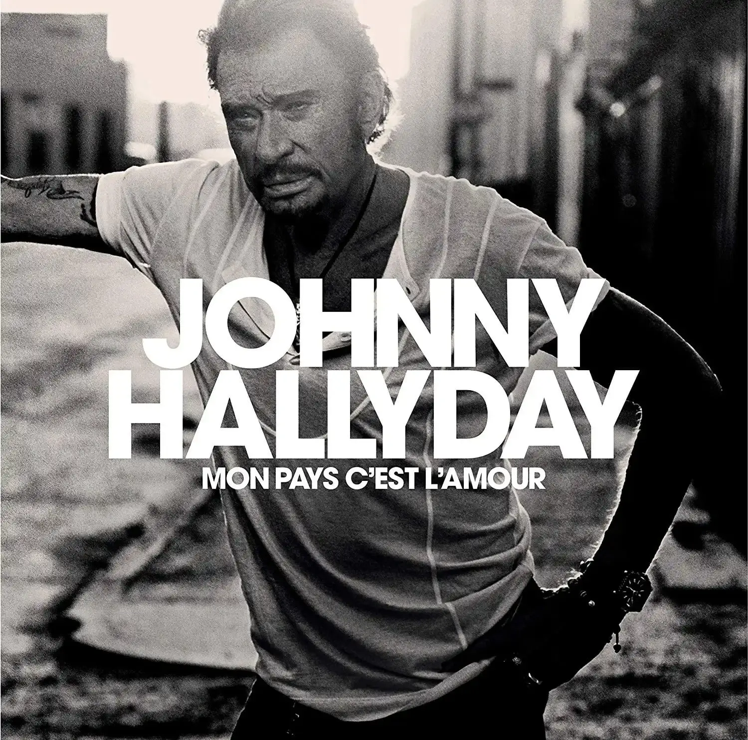 Jaquette de Johnny Hallyday - Mon pays c'est l'amour 2018
