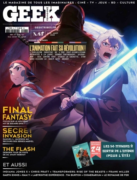 Jaquette de Geek Magazine N43 Juin Aout 2023