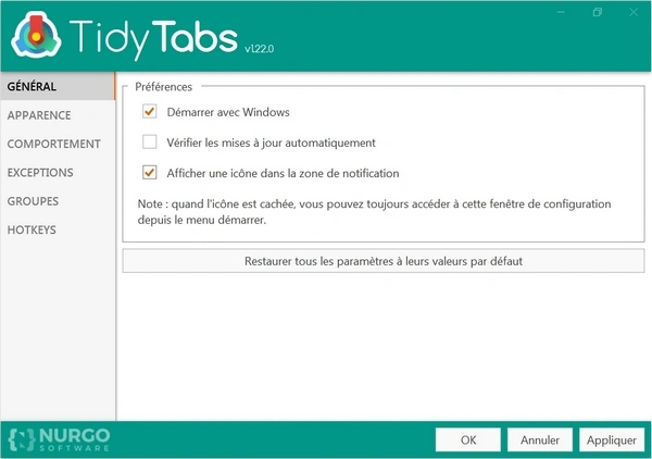 Jaquette de TidyTabs Pro 1.22 Win x64 Multi Préactivé