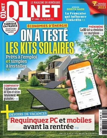 Jaquette de 01net - 2 Août 2023