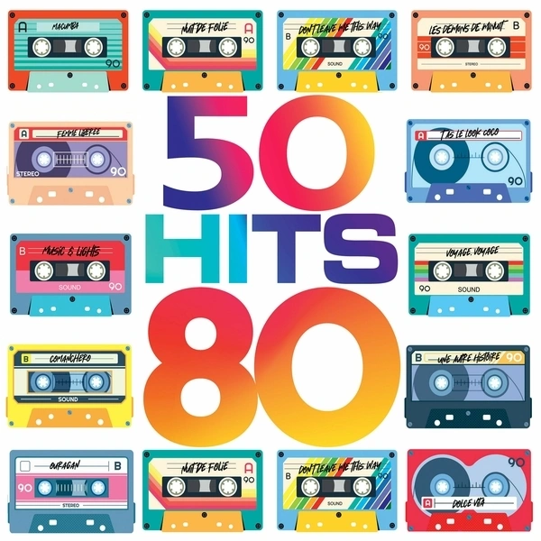 Jaquette de VA - 50 Hits 80 - 2023
