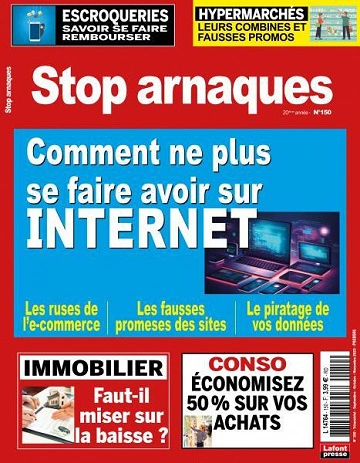Jaquette de Stop Arnaques - Septembre-Novembre 2023