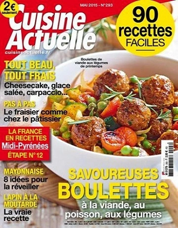 Jaquette de Cuisine Actuelle N°293 - Savoureuses boulettes