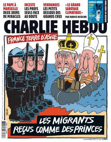 Jaquette de Charlie Hebdo - 20 Septembre 2023