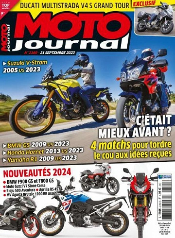 Jaquette de Moto Journal - 21 Septembre 2023