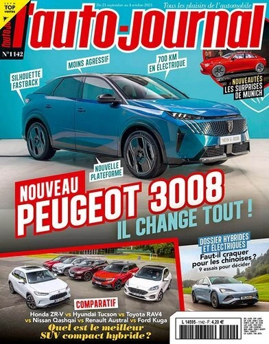 Jaquette de L'Auto Journal - 21 Septembre 2023