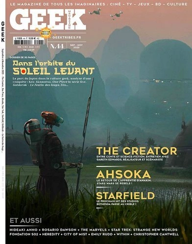 Jaquette de Geek Magazine N°44 - 09-10-11.2023