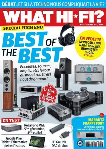 Jaquette de What Hi-Fi France - Octobre 2023