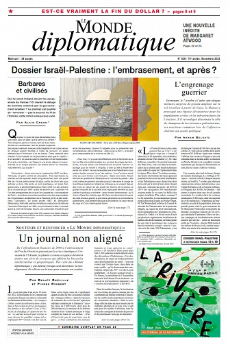 Jaquette de Le Monde diplomatique N.836 - Novembre 2023