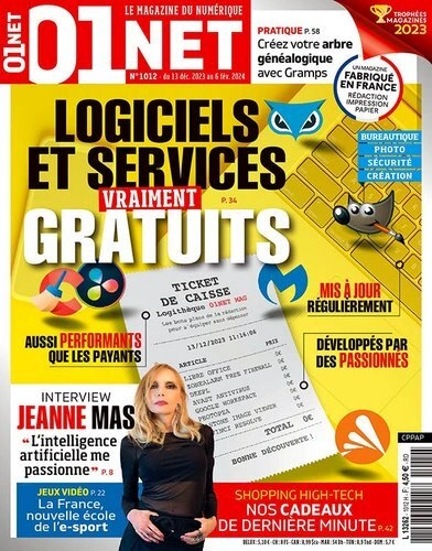 Jaquette de 01net - N°1012 - 13.12.2023
