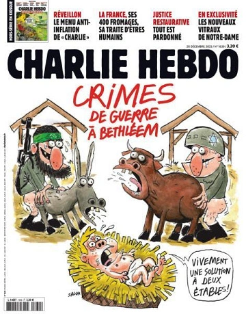 Jaquette de Charlie Hebdo - 20 Décembre 2023