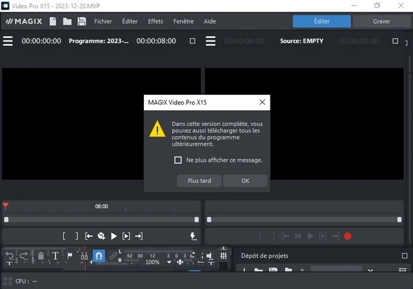 Jaquette de MAGIX Video Pro X15 21.0.1.204 Win x64 Multi + Crack