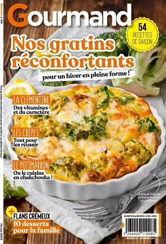 Jaquette de Gourmand - 9 Janvier 2024