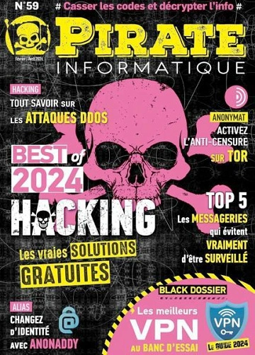 Jaquette de Pirate Informatique - Février-Avril 2024