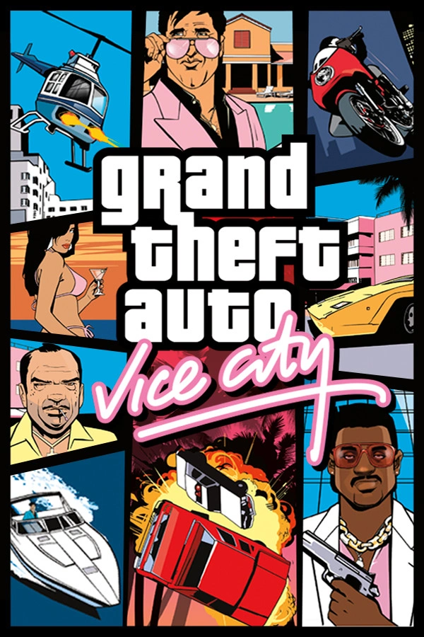 Jaquette de Grand Theft Auto Vice City - The Definitive Edition PS5