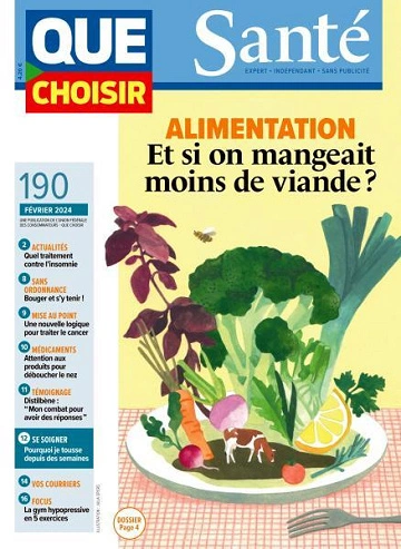 Jaquette de Que Choisir Santé - Février 2024