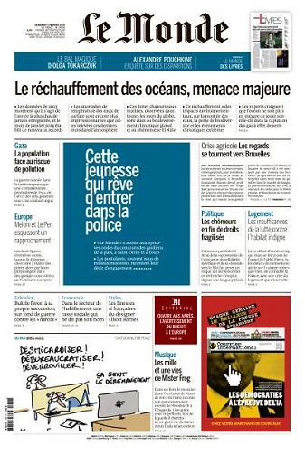 Jaquette de Le Monde du Vendredi 2 Février 2024