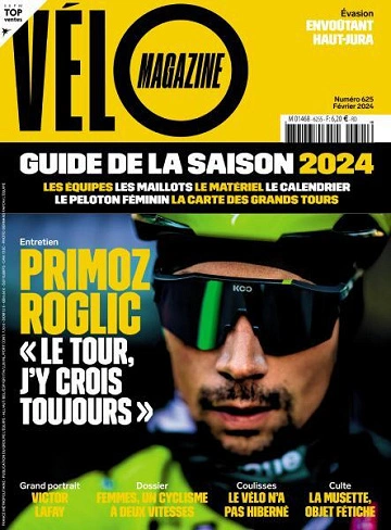 Jaquette de Vélo Magazine - Février 2024