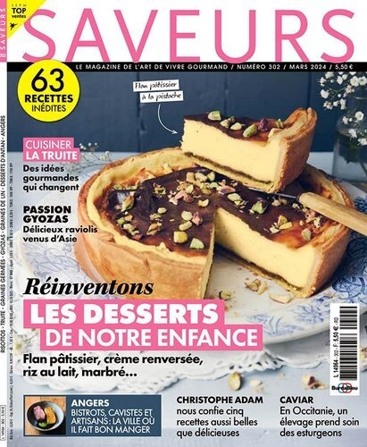 Jaquette de Saveurs Mars 2024