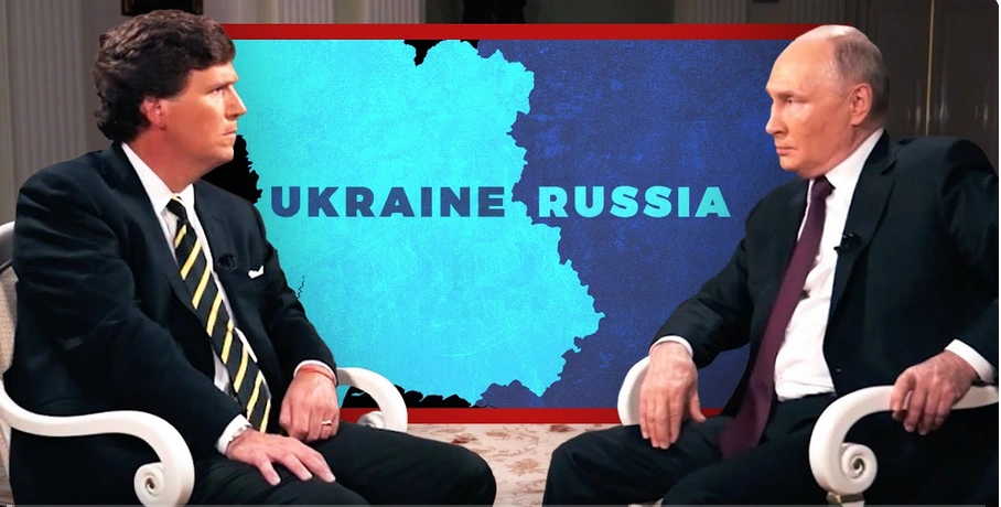 Jaquette de Interview de Vladimir Poutine Tucker Carlson 09 02