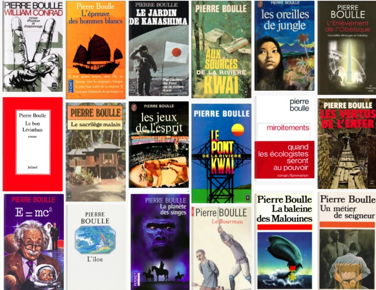 Jaquette de Pierre Boulle - 25 livres