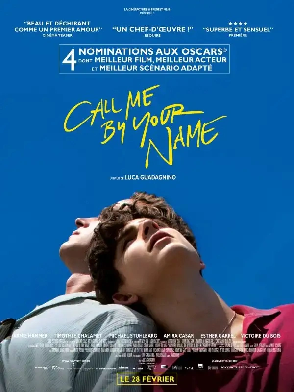 Jaquette de Call Me by Your Name