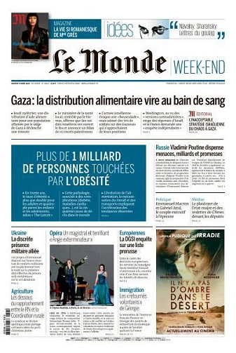 Jaquette de Pack Le Monde + M le Magazine du Monde - 2 Mars FRENCH PDF 2024