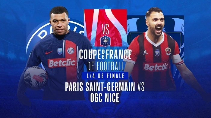 Jaquette de Foot Coupe De France PSG vs Nice 13 Mars