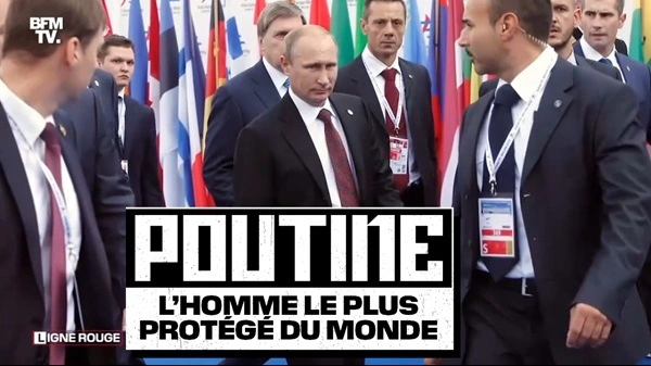 Jaquette de LIGNE ROUGE Poutine, l'homme le plus protégé du monde