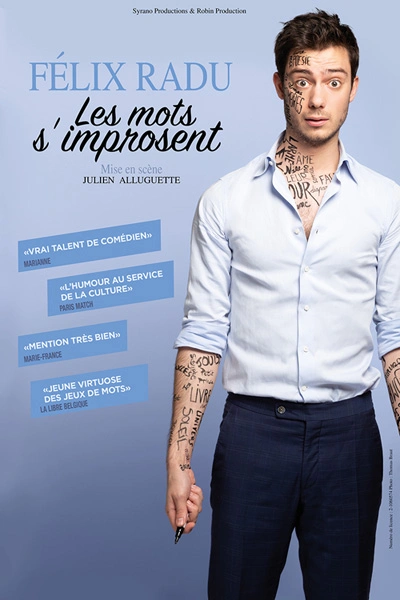 Jaquette de Felix Radu - Les mots s'improsent