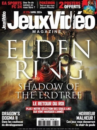 Jaquette de Jeux Vidéo Magazine - Avril FRENCH PDF 2024