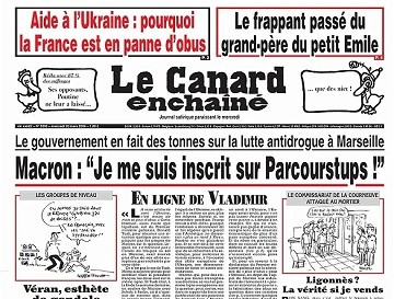 Jaquette de Le Canard Enchaîné du Mercredi 20 Mars FRENCH PDF 2024