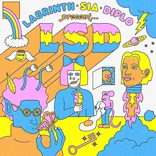 Jaquette de LSD: Labrinth, Sia et Diplo 2019