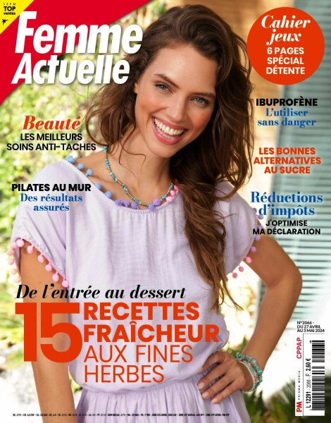 Jaquette de Femme Actuelle du 27 Avril FRENCH PDF 2024