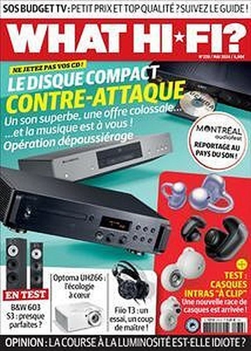 Jaquette de What Hi-Fi ? - Mai FRENCH PDF 2024