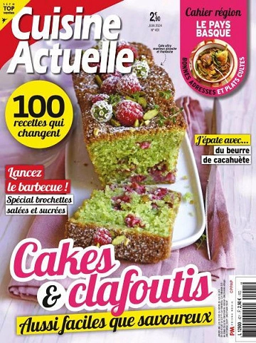 Jaquette de Cuisine Actuelle - Juin FRENCH PDF 2024