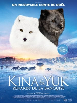 Jaquette de Kina et Yuk : renards de la banquise