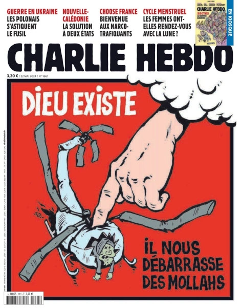 Jaquette de Charlie Hebdo du 22 Mai FRENCH PDF 2024