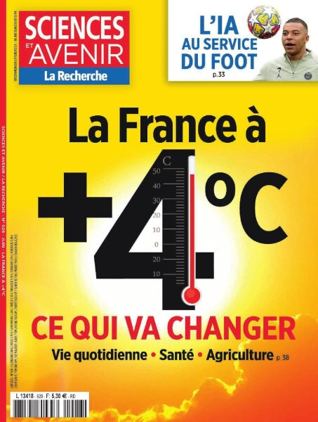 Jaquette de Sciences et Avenir N°928 - Juin FRENCH PDF 2024