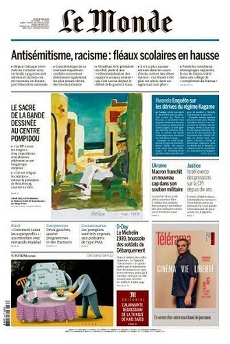 Jaquette de Le Monde du 30 Mai FRENCH PDF 2024