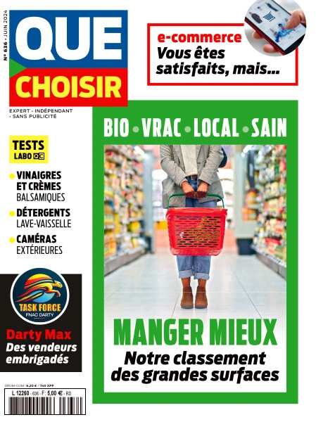 Jaquette de Que Choisir N°636 - Juin FRENCH PDF 2024