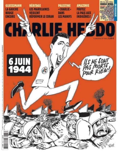 Jaquette de Charlie Hebdo du 05 Juin FRENCH PDF 2024